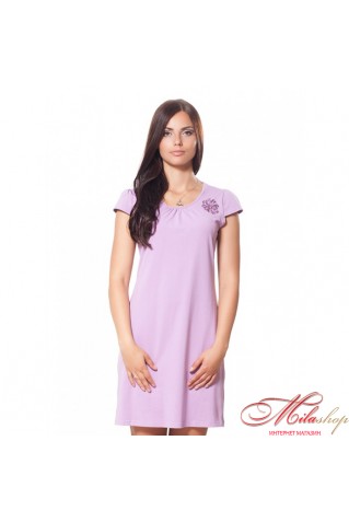 Красивая сорочка с коротким рукавом Cornett НЛ-006